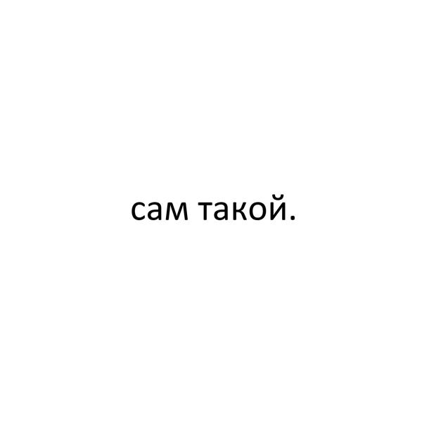 Трек САМ ТАКОЙ.